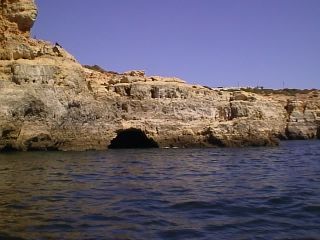 Algar Seco from sea