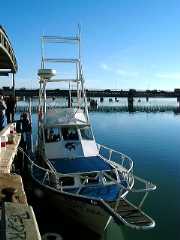 One  of the boats offering 1 day trips.